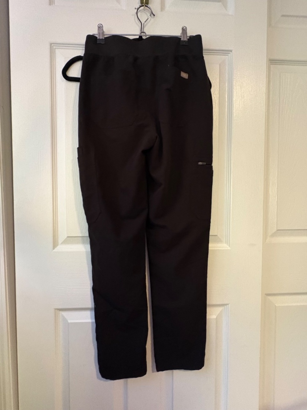 FIGS Black High Waisted Yola Skinny Scrub Pants Small Technical Collection - Picture 7 of 11